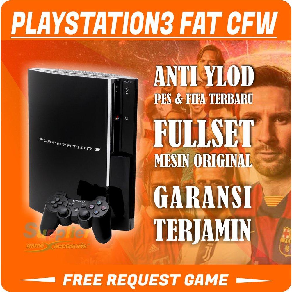 Dahsyat-BEBAS ONGKIR PS 3 FAT SERI CECHL CFW 160GB Mesin Original J