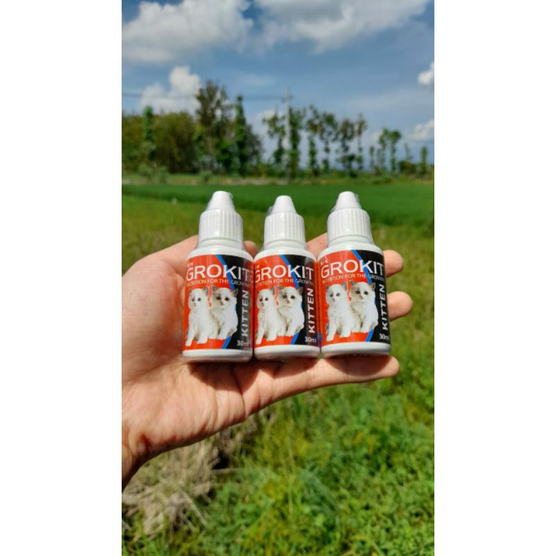 Grokit Nutrisi kitten 30ml Obat Vitamin Kucing