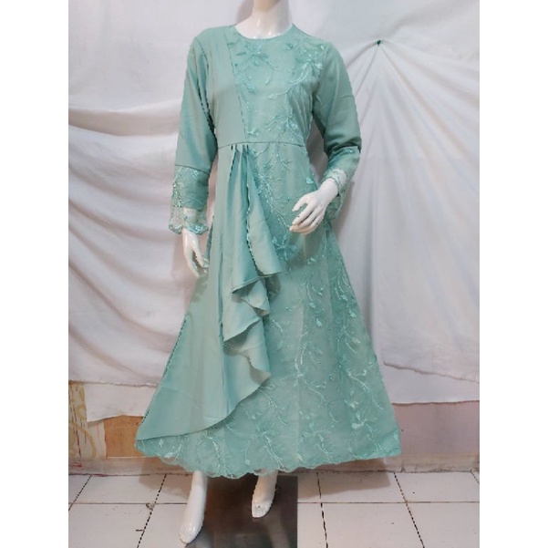 ! New Product ! GAMIS MUSLIM INDAHLLA / S-M L XL XXL XXXL / BRUKAT TILE/ PREMIUM/ KONDANGAN/ SERAGAM/ JUMBO / MURAH MERIAH