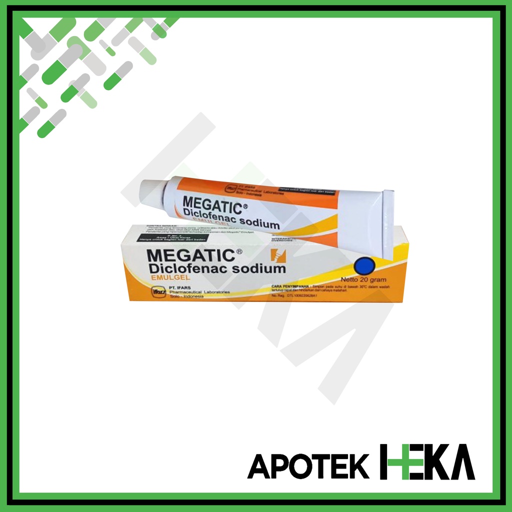 Megatic Emulgel Tube 20 g - Gel Pereda Nyeri (SEMARANG)