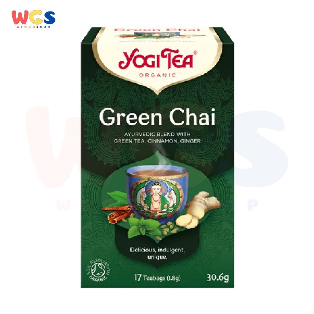 Yogi Tea Organic Green Chai Ayurdevic Blend Herbal Tea 17p x 1.8g