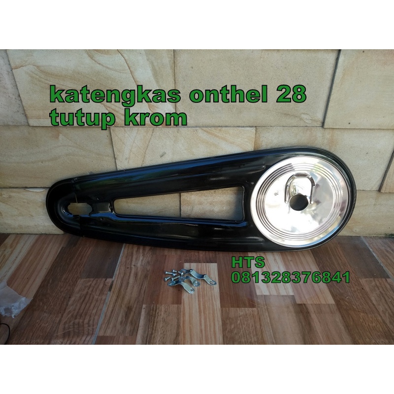 KATENGKAS SEPEDA ONTHEL TUTUP KROM TUTUP RANTAI SEPEDA ONTHEL PELINDUNG RANTAI ONTHEL