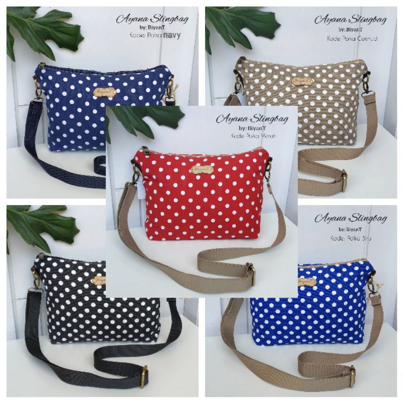 Sling Bag Ayana Polkadot
