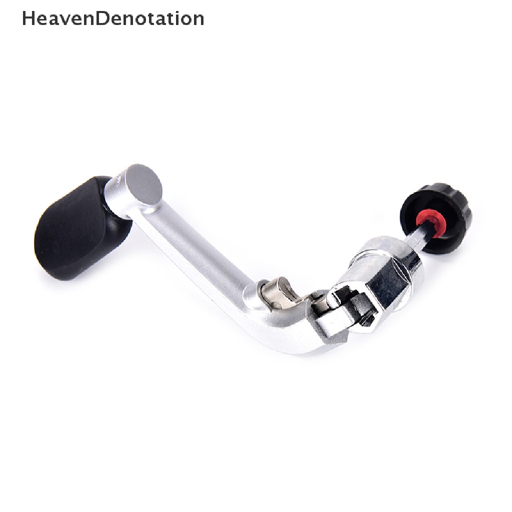 (Heavendenotation) Handle Crank Arm Reel Pancing Bahan Plastik Warna Hitam Power Lem Keras