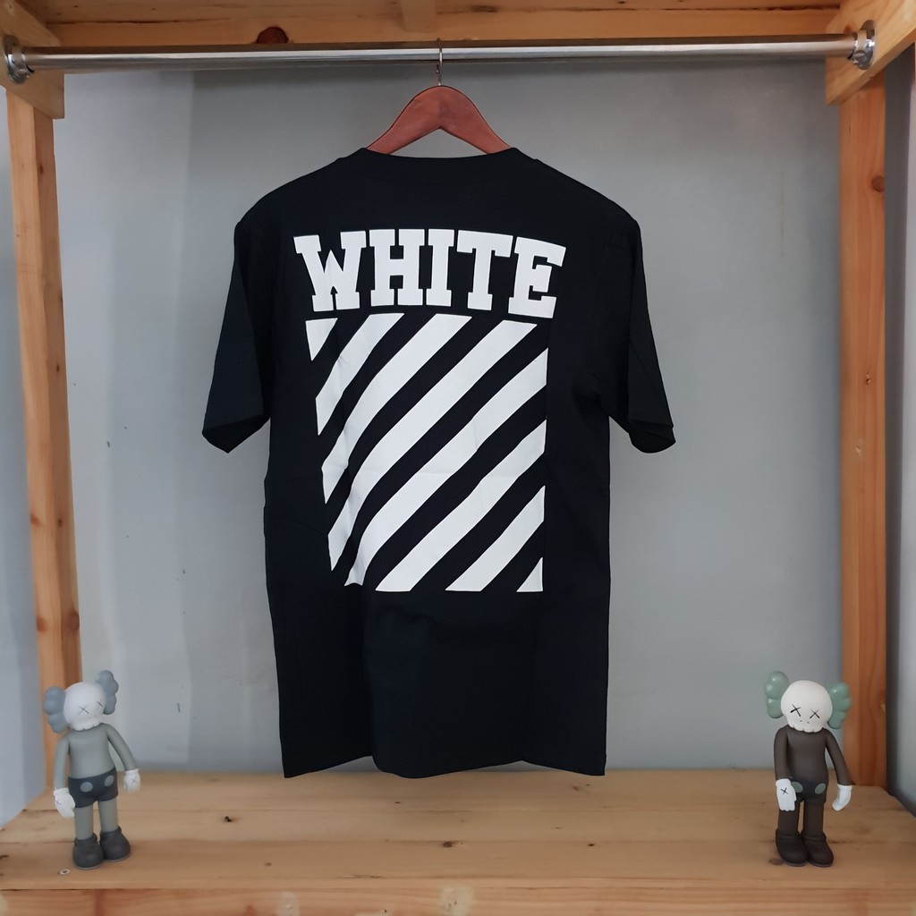 KAOS OFF WHITE CARAVAGGIO P HITAM PREMIUM