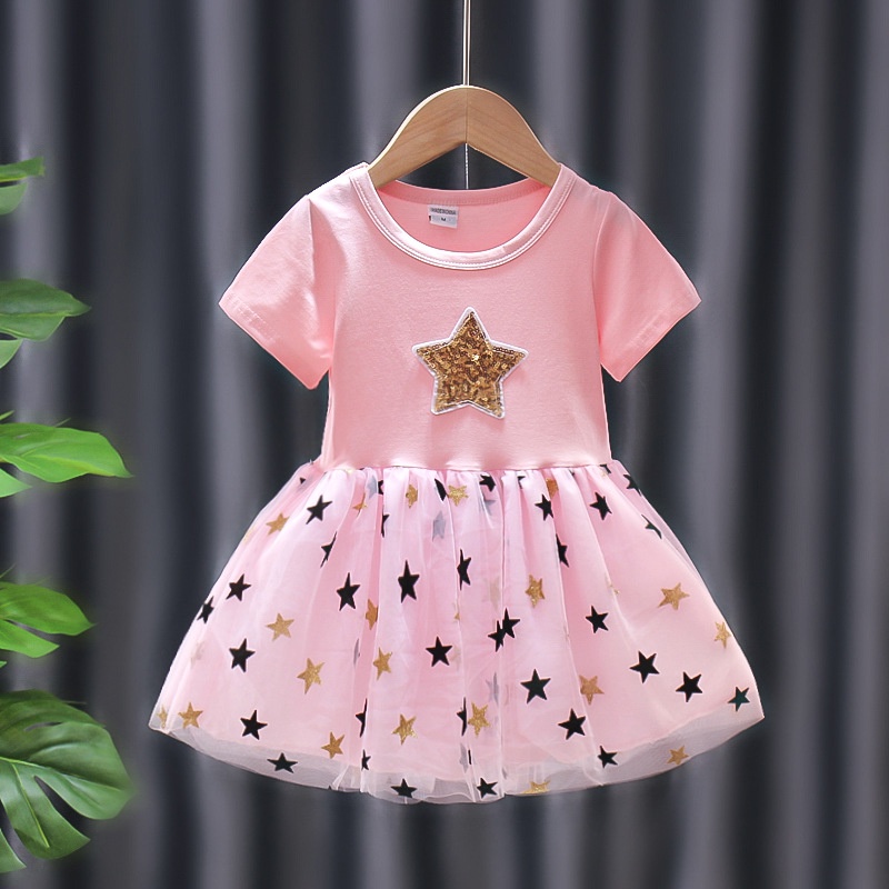 Baju Anak Perempuan Lengan Pendek Lengan Panjang Motif Dress Anak Cewek Baju Dress Anak Perempuan Import