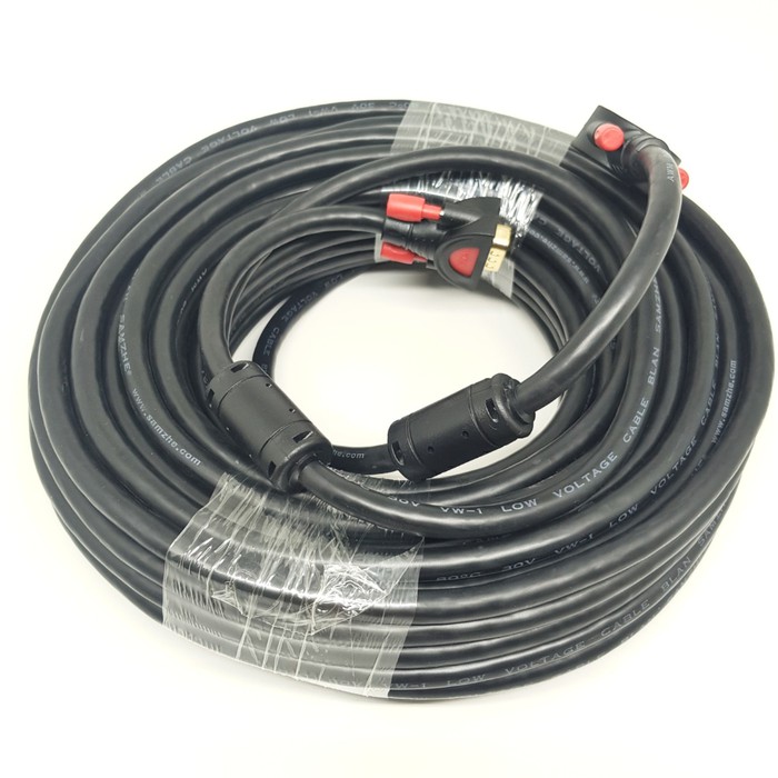 SKU-1074 KABEL VGA 20M 3+9 SUPER HIGH QUALITY GOLD PLATED 20 METER