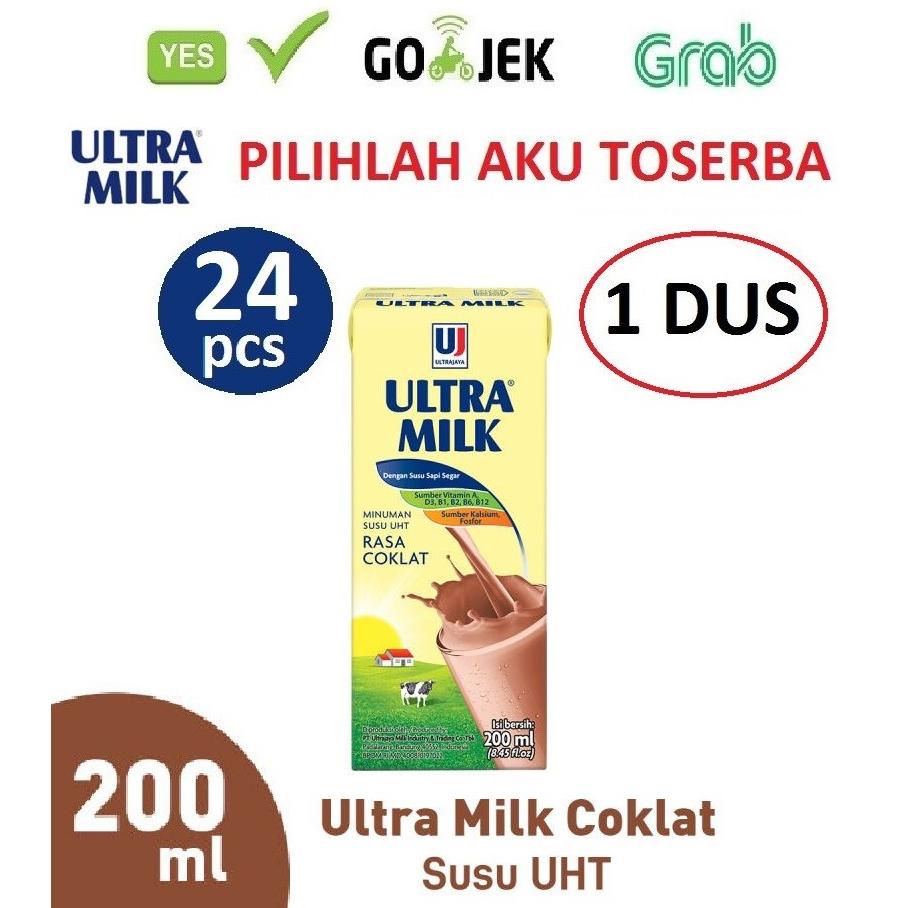 

[KODE PRODUK AGCEB5754] Susu Ultra Coklat (Cokelat) - 200 ml - 1 DUS ISI 24 pcs