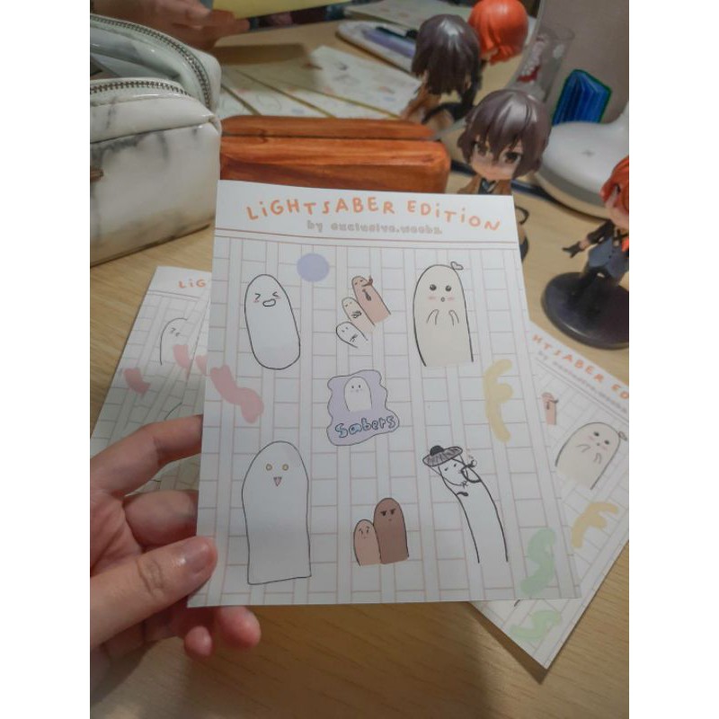 Lightsaber Edition ( Sticker sheets / wall stickers ) BL manhwa/manhua/manga