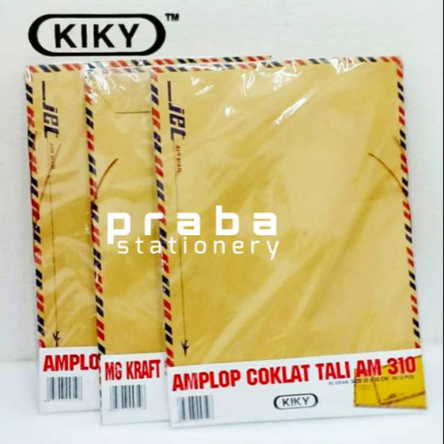 

Amplop Airmail 310 Folio Tali 25 x 35 CM By Kiky
