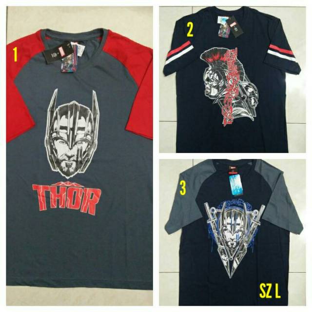 Kaos nevada dewasa edisi marvel size L