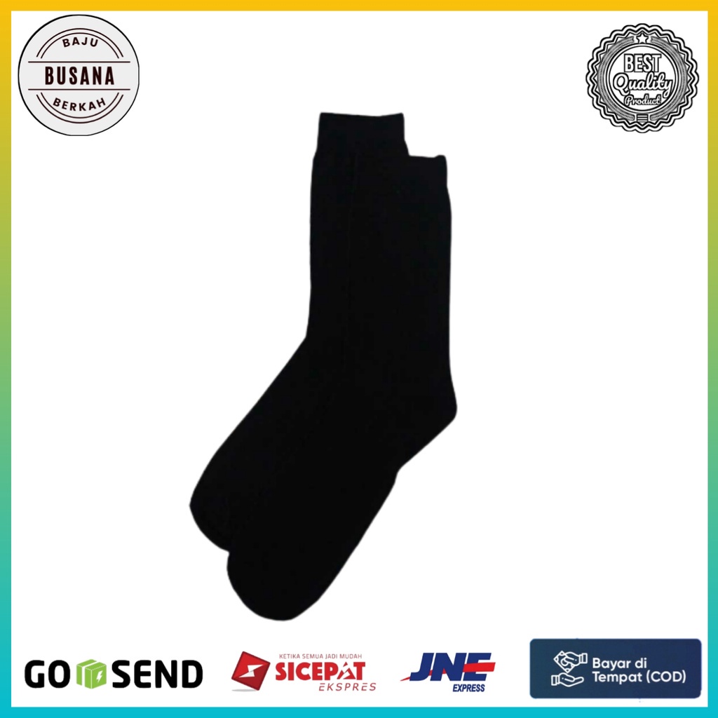 SK Kaos Kaki Panjang Hitam Casual Formal Kerja Sport Polos Distro Tebal Hangat Pria dan Wanita  kaos kaki  kaos kaki pria panjang  kaos kaki pria  unisex sock  kaos kaki hitam art SK301