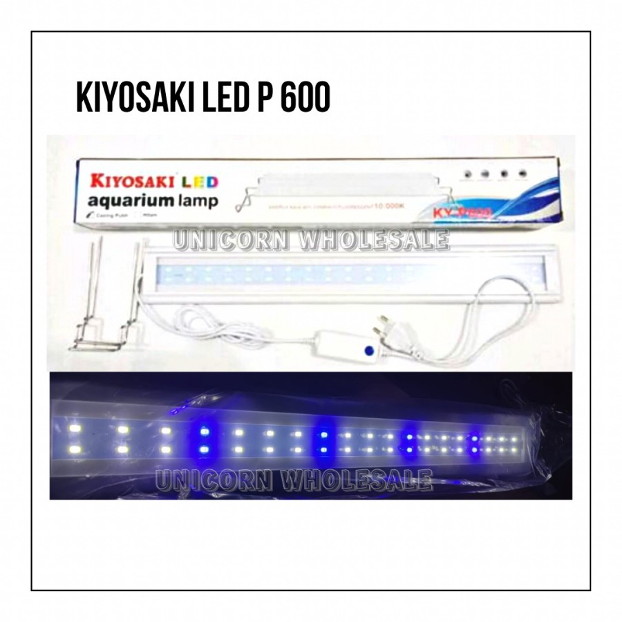 LAMPU AQUARIUM AQUASCAPE AKUARIUM KIYOSAKI P600 P 600 15 Watt LED BPD TERLARIS