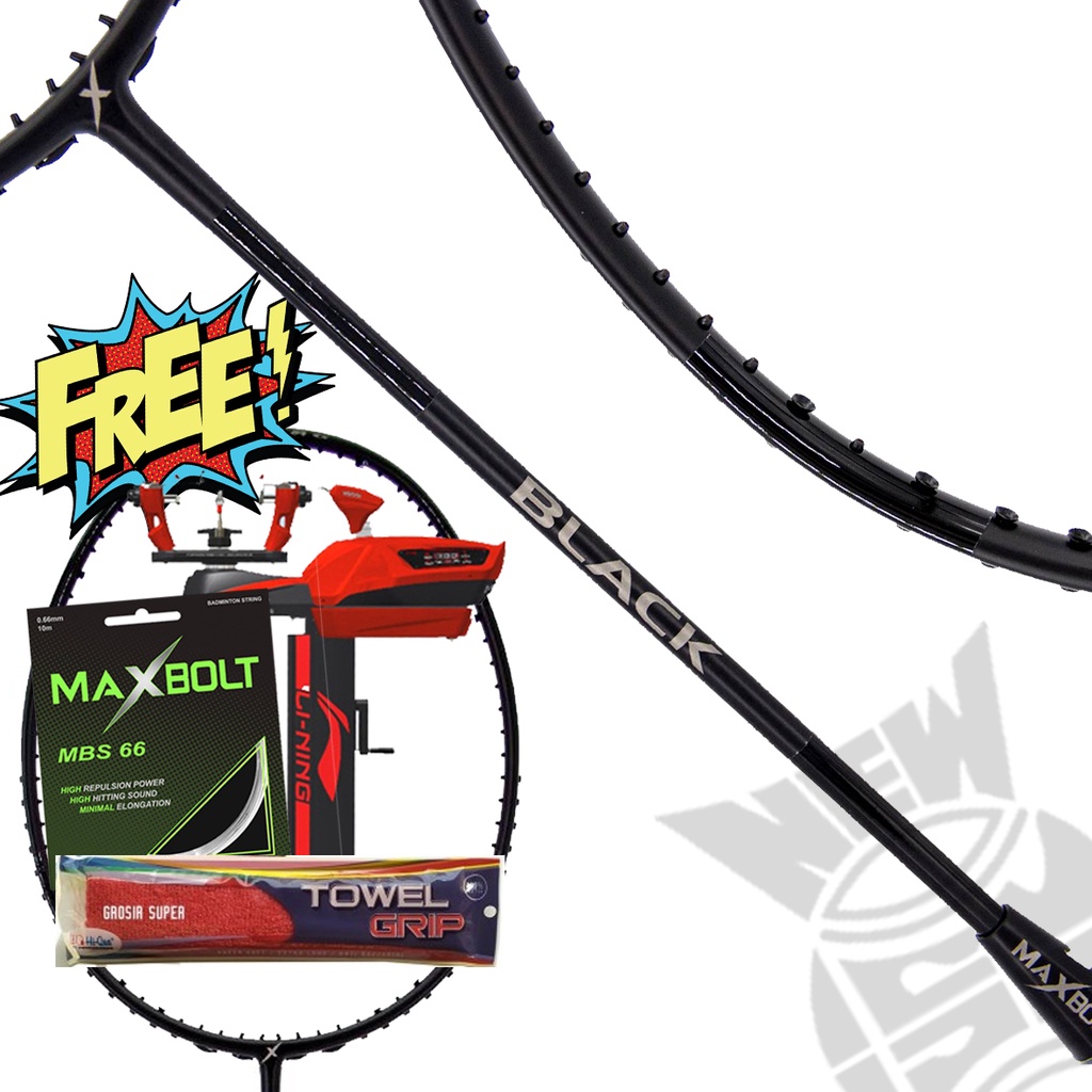 Raket Badminton Maxbolt BLACK