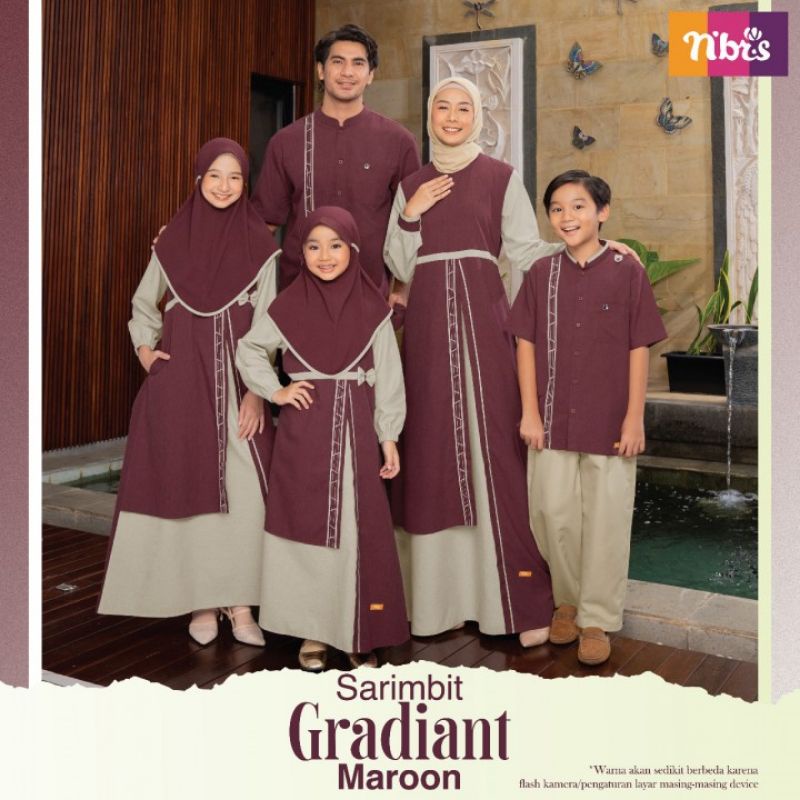 SARIMBIT NIBRAS GRADIANT MAROON SARIMBIT 2022