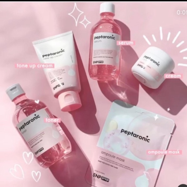 Unik SNP PREP PEPTARONIC TONER  SERUM  CREAM  TONEUP - SNP PEP CREAM Murah