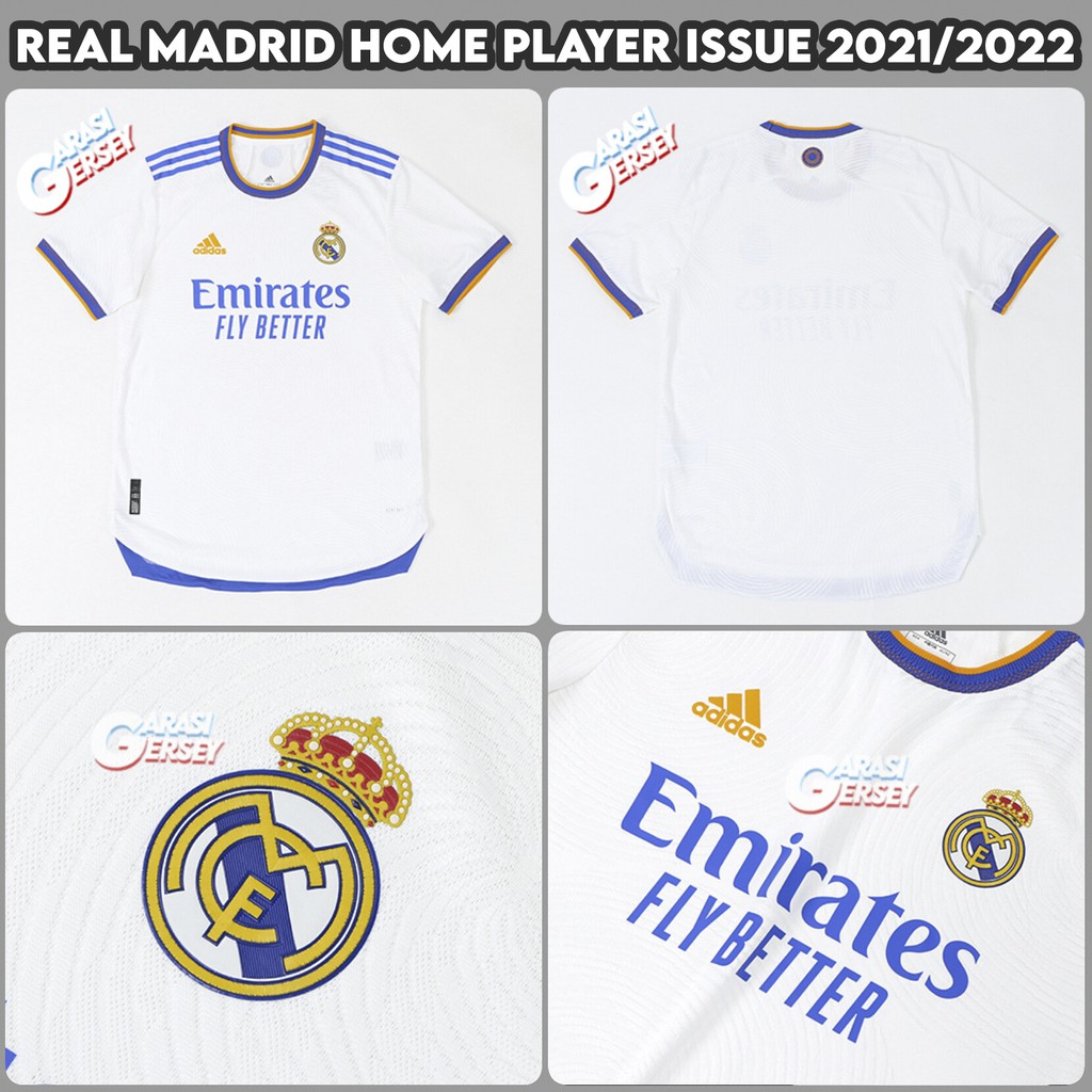 Jersey Real Madrid Home Player Issue 2021/2022 Madrid Heat.Rdy