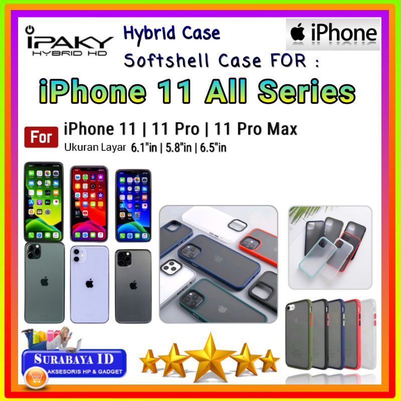 Casing Case iPhone 11 | 11 Pro | 11 Pro Max | HYBRID Soft Case iPhone 11/11 Pro/Pro Max