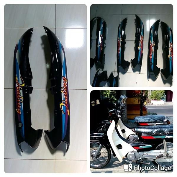 Cover Body Astrea grand Bulus-original Jialing Hitam-merah gray