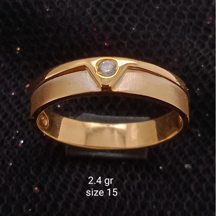 Cincin Emas 17K - 2.4 gr Kadar 750 - 1431