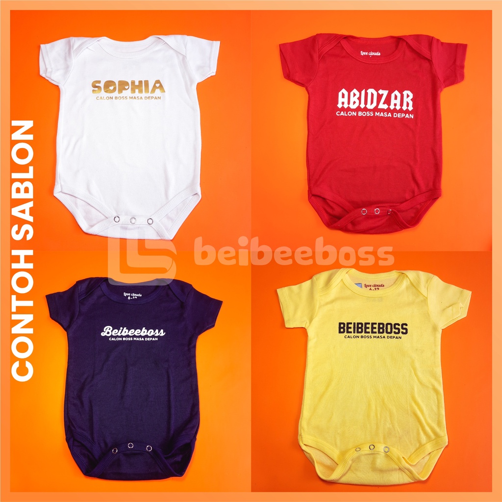 SABLON KAOS BAJU JUMPER CUSTOM NAMA HADIAH KADO LAHIRAN BAYI