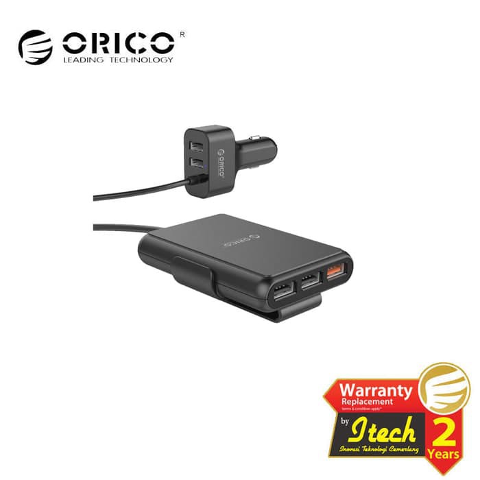 ORICO UCP-5P 52W 5 Port with Extension Cord Car Charger