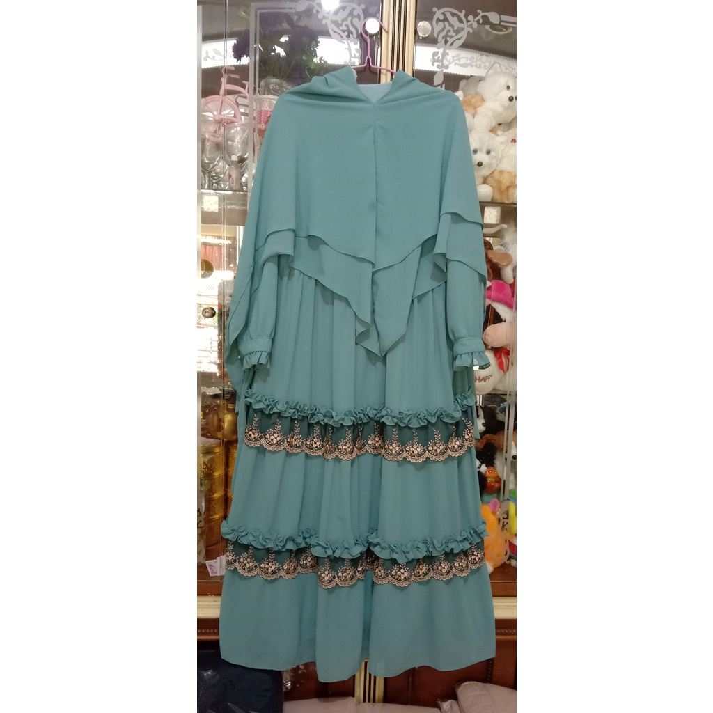 Gamis Syar'i Renda Kriwil