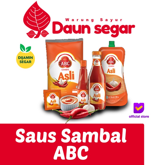 

Saus sambal ABC Botol / Shacet / Pouch