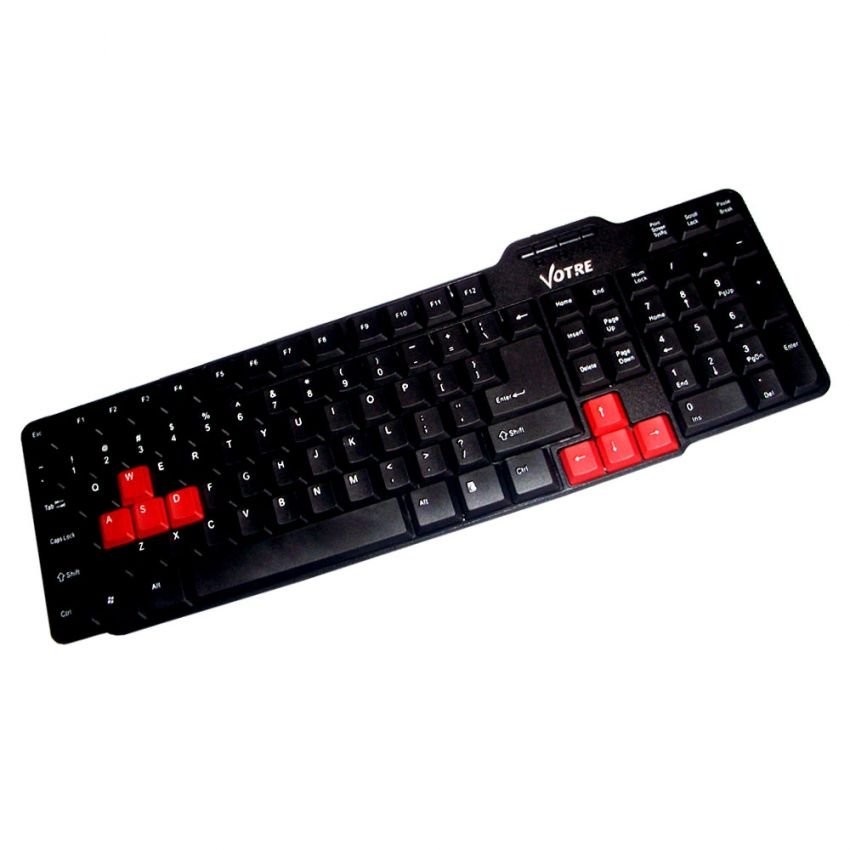 Trend-Keyboard Votre Basic USB KB2308 - Hitam