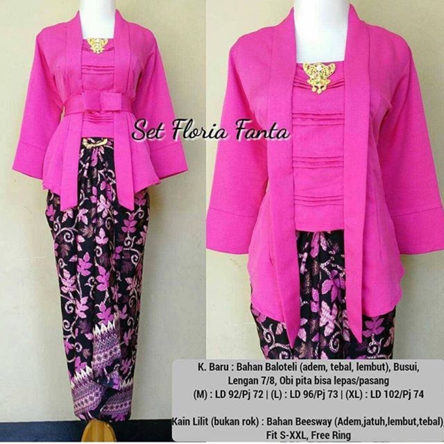 KEBAYA KUTUBARU PITA / KEBAYA MODERN / KEBAYA WISUDA