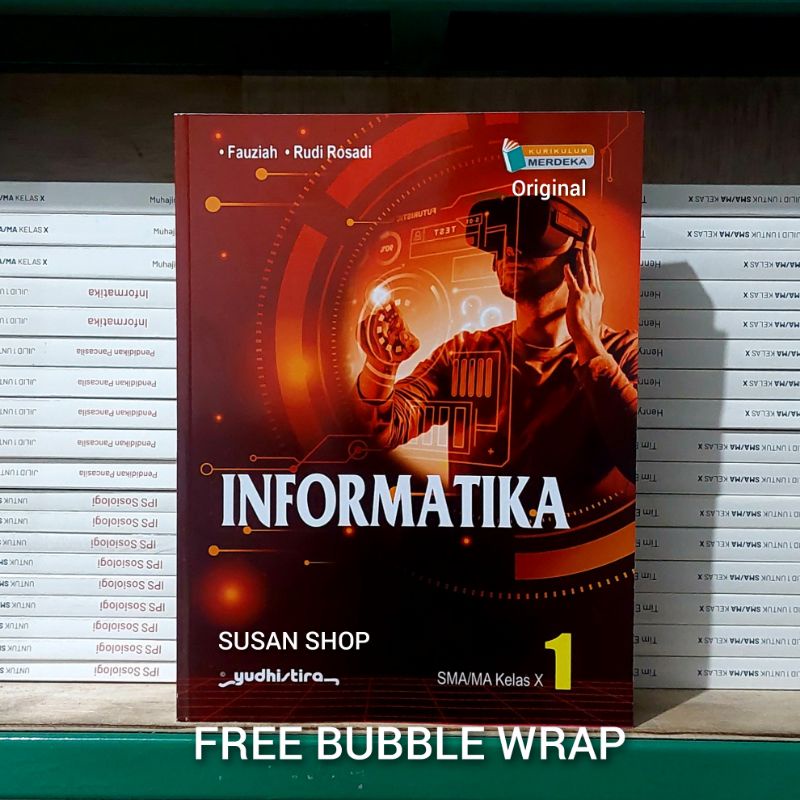 Jual Buku Informatika Kelas 1 / X 10 SMA Yudhistira Kurikulum Merdeka ...