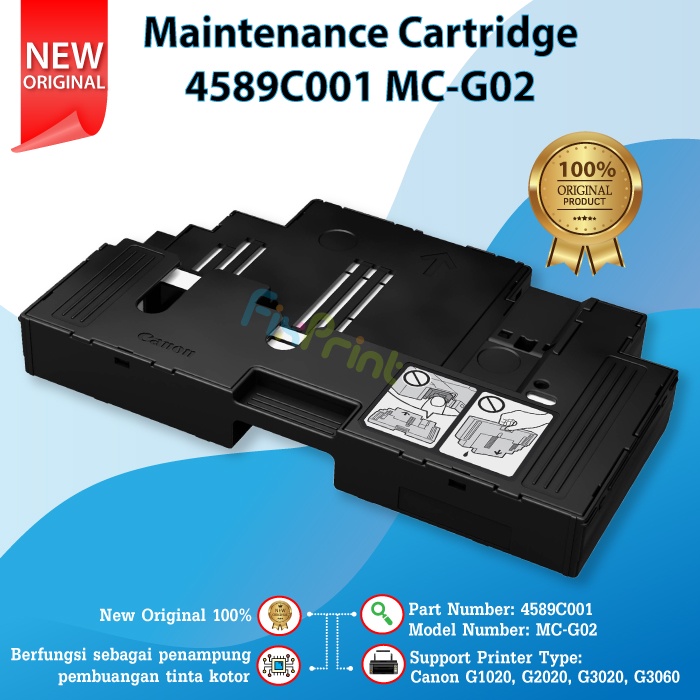 Maintenan Compatible Cartridge MC-G02, Waste Ink Printer Canon G1020 G2020 G3020 G3060 New