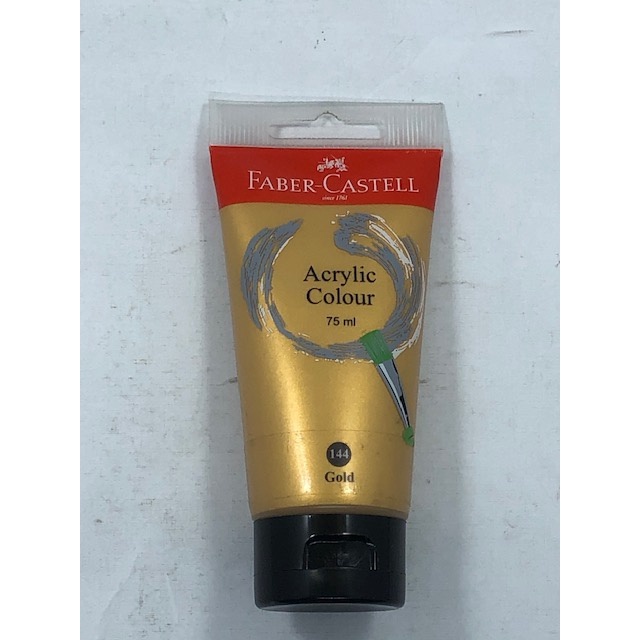 

FABER ACRYLIC 75 ML GOLD 144