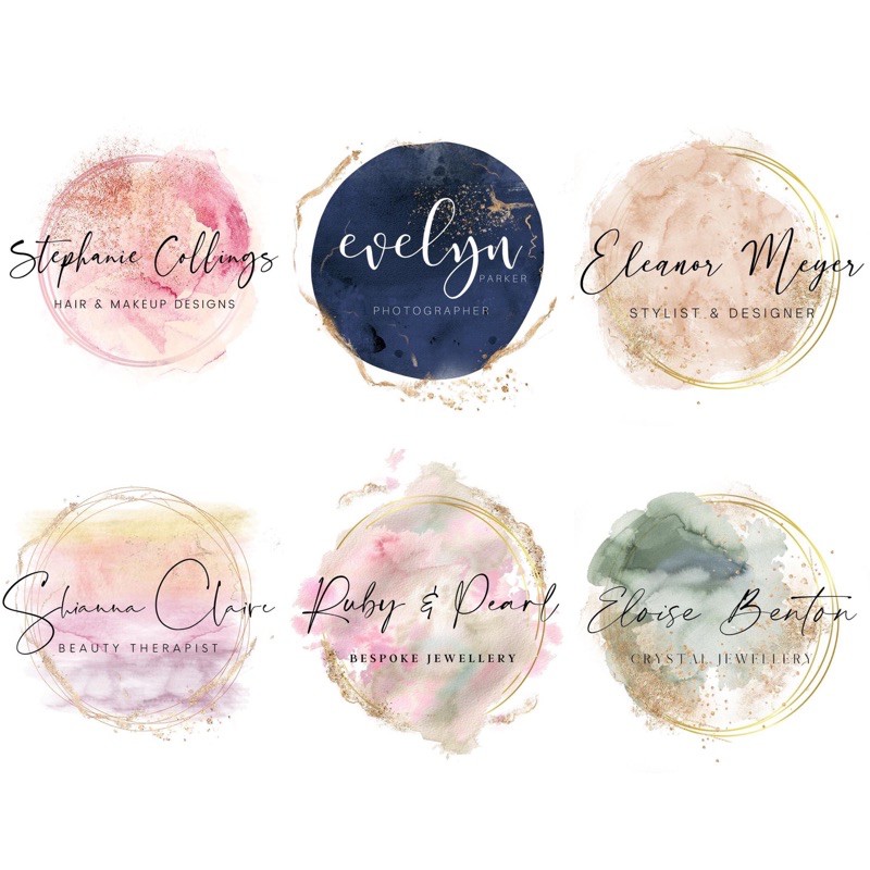 (DRAN LUXURY STYLE 2) JASA BIKIN DESAIN LOGO OLSHOP LOGO BISNIS MURAH