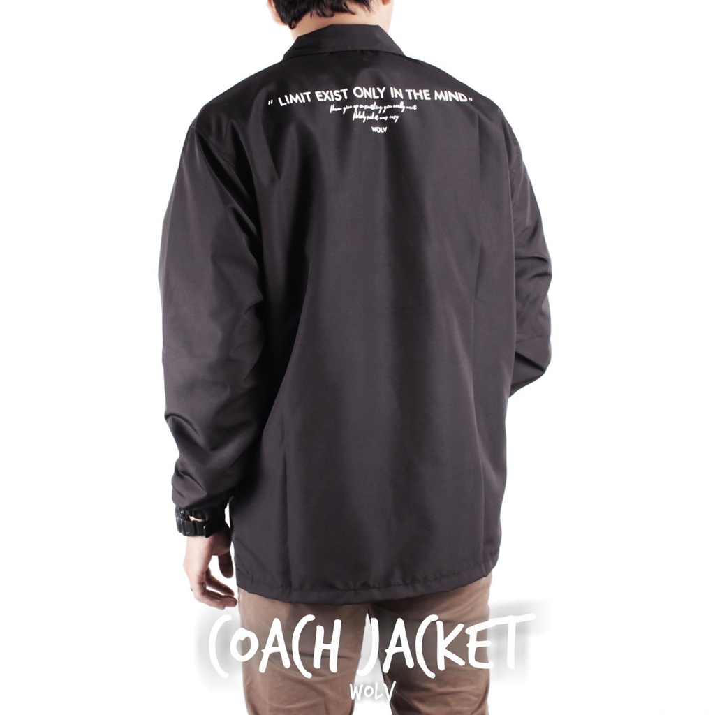 Jaket Coach Original Wolv Kualitas Distro /Jaket Pria Wanita/Jaket Parasut / Jaket Sukajan / Jaket Pria - DYC STORE