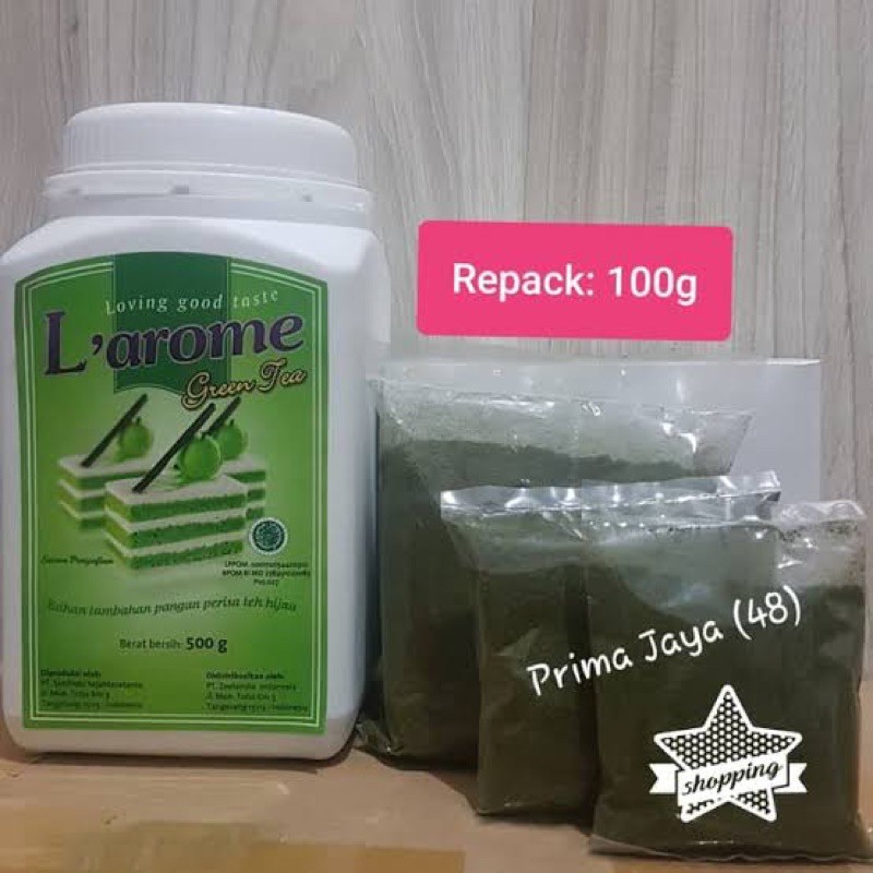 

REPACK: 100G - L’AROME GREENTEA POWDER/ Larome Matcha Bubuk