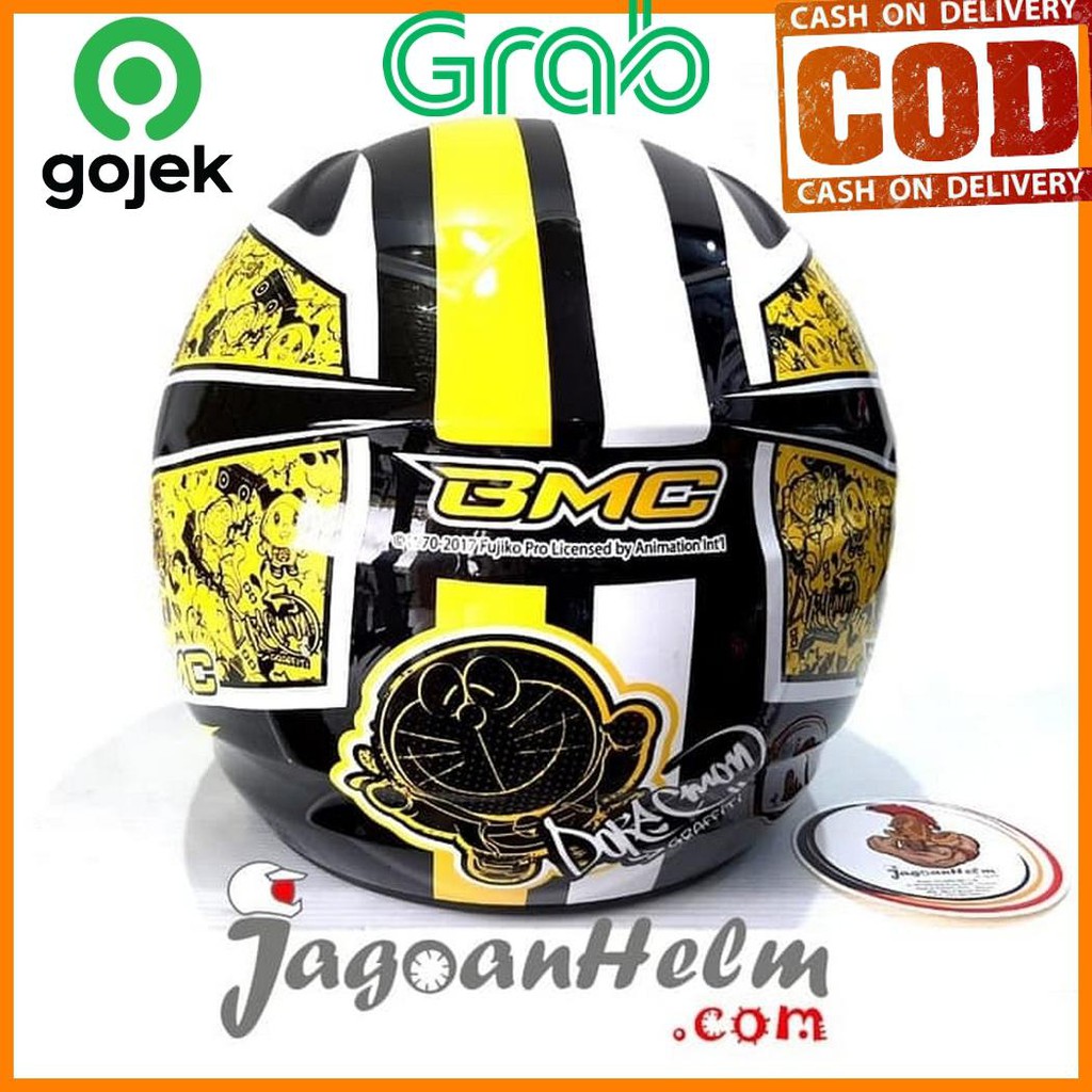 Bisa Cod Bmc Helm Milan Grafiti Doraemon Graffiti Dewasa Ori Bisa Cod Bmc Helm Milan Grafiti Doraemon Graffiti Dewasa Ori