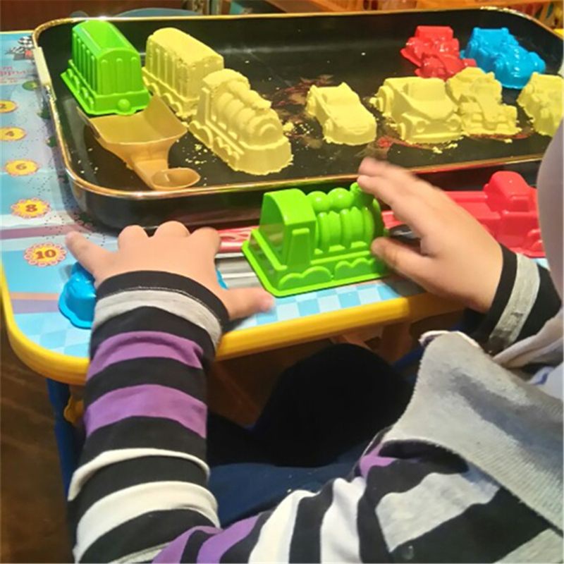 Mary 6PCS Water for Play Set Cetakan Mobil Pasir Untuk Bermain Alat Pemodelan Mainan Balita Favo