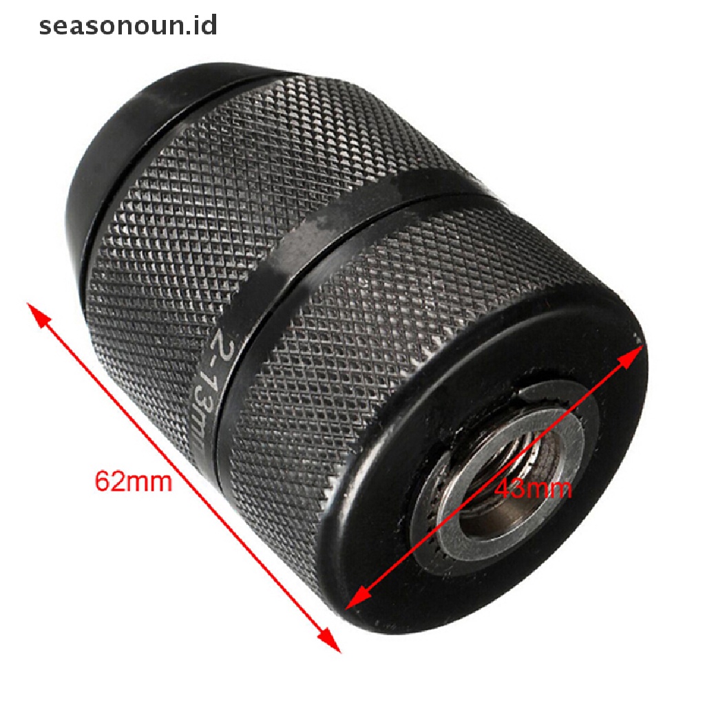 2-13mm 1 / 20-20UNF Alat Bor chuck keyless quick change