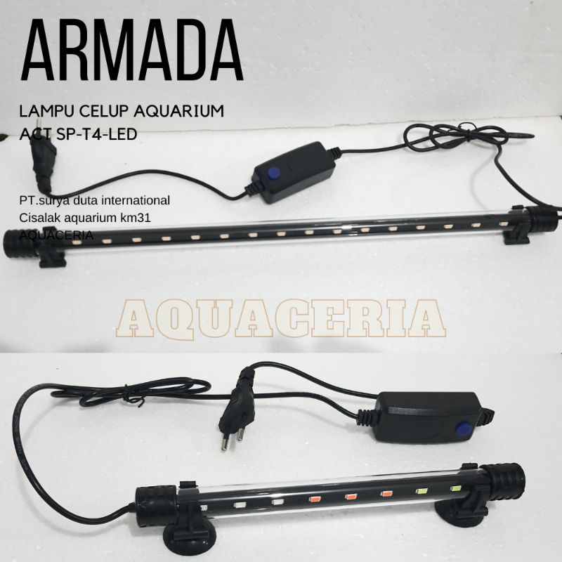 lampu celup armada ACT 500 lampu aquarium celup 50cm