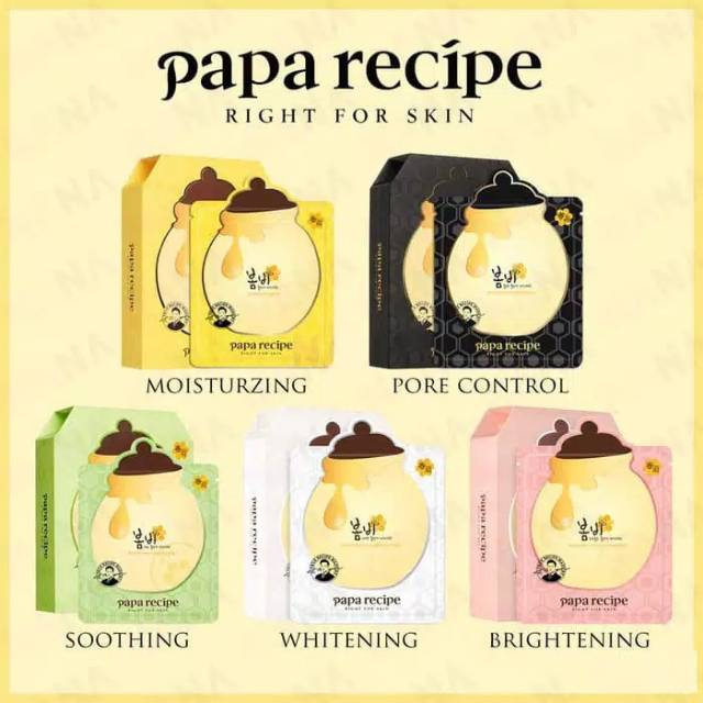 Sheet Mask Papa Recipe