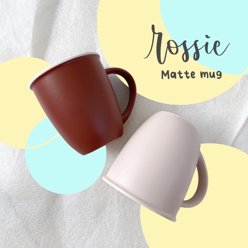 SM - ROSSIE MATTE MUG - mug cantik - cangkir cantik - mug murah - mug keramik