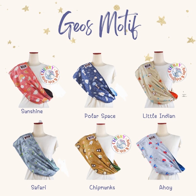 Petite Mimi PREMIUM QUALITY Gendongan Kaos (Geos) Simple Sling Petite Mimi