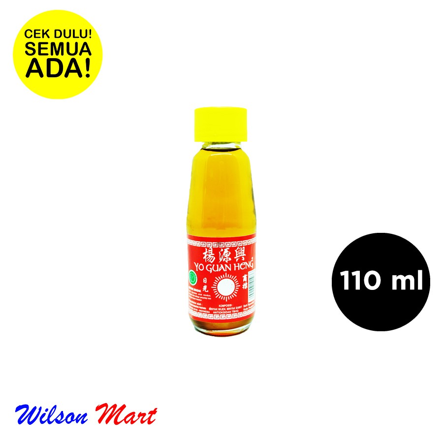

MINYAK WIJEN YO GUAN HENG 110 ML BOTOL
