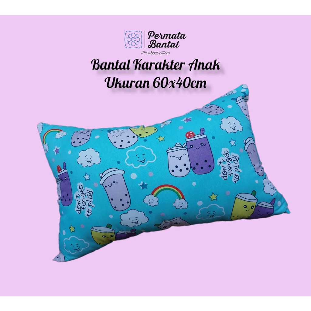 [PROMO] Bantal Karakter Anak ukuran 60x40 FULL SILIKON 500GRAM