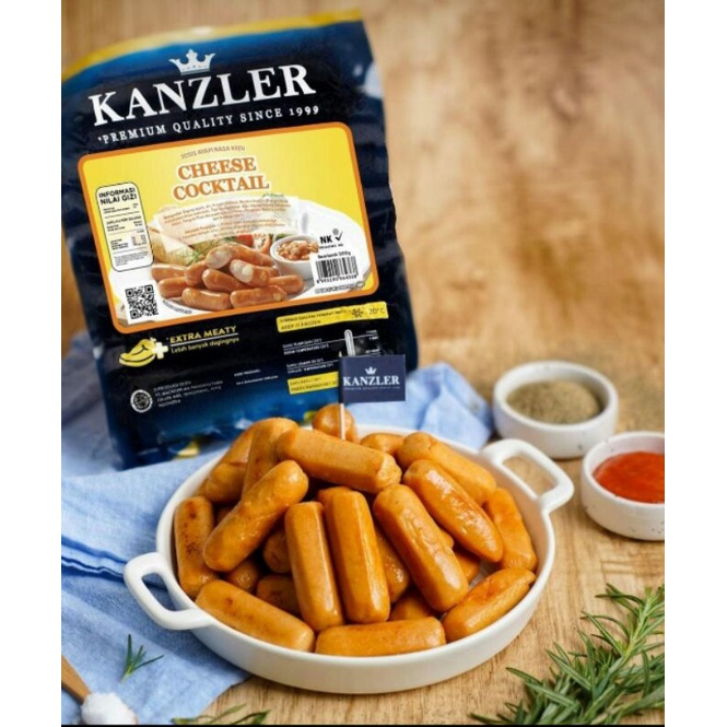 

KANZLER SOSIS CHEESE COCKTAIL 500 GR