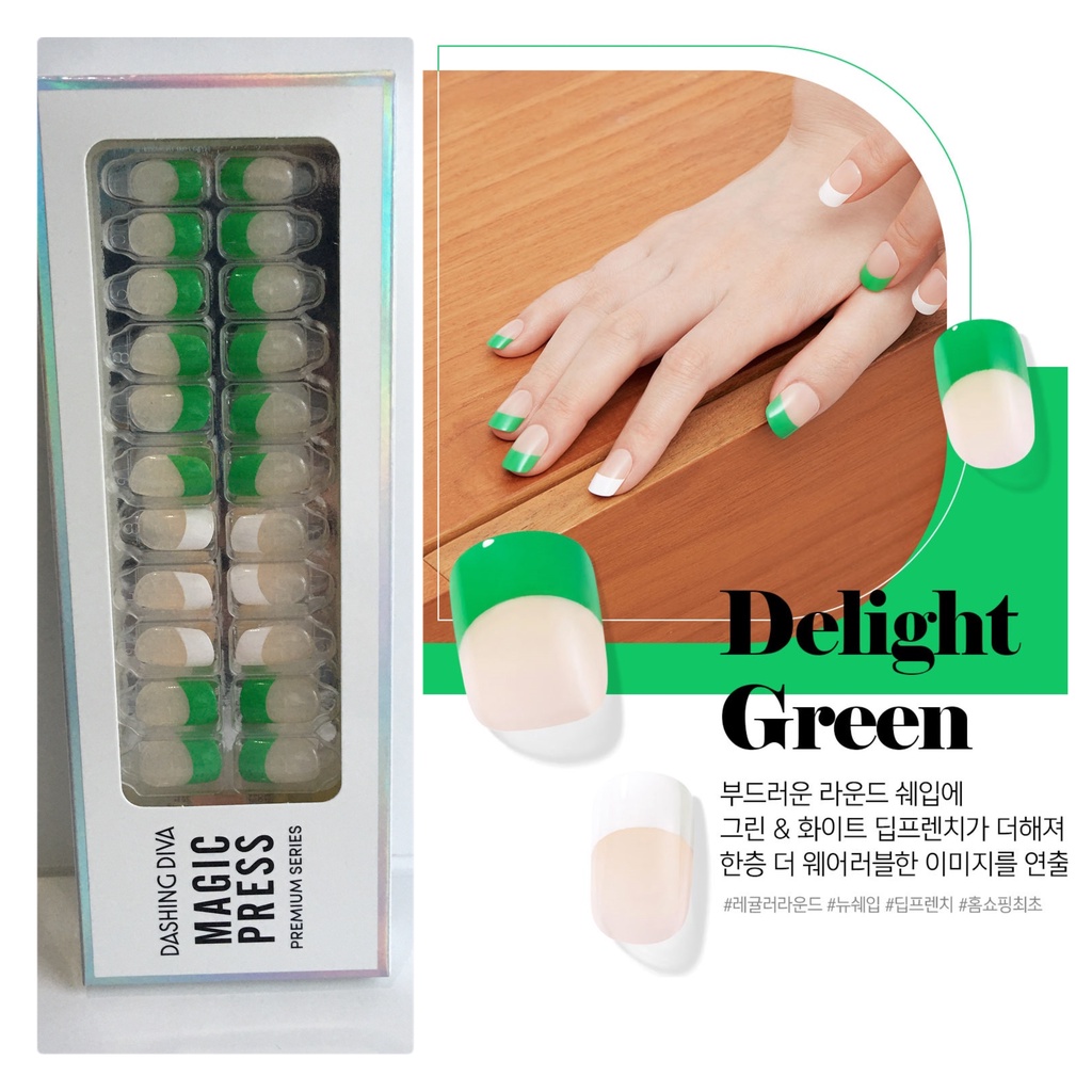 Dashing Diva Premium Magic Press Fake Nails Kuku Palsu
