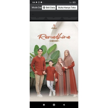 RAMADHINA SARIMBIT (ALHIJAZ)