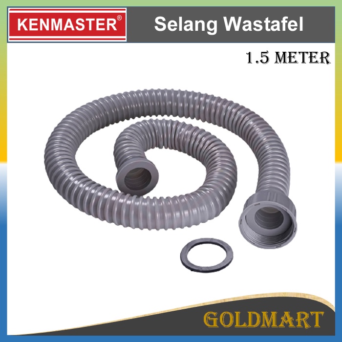 Selang Wastafel 1,5m - Kenmaster Selang Bak Cuci Piring - Flexible Drain Hose