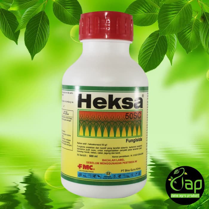 FUNGISIDA HEKSA 50SC 500ML bahan aktif heksakonazol